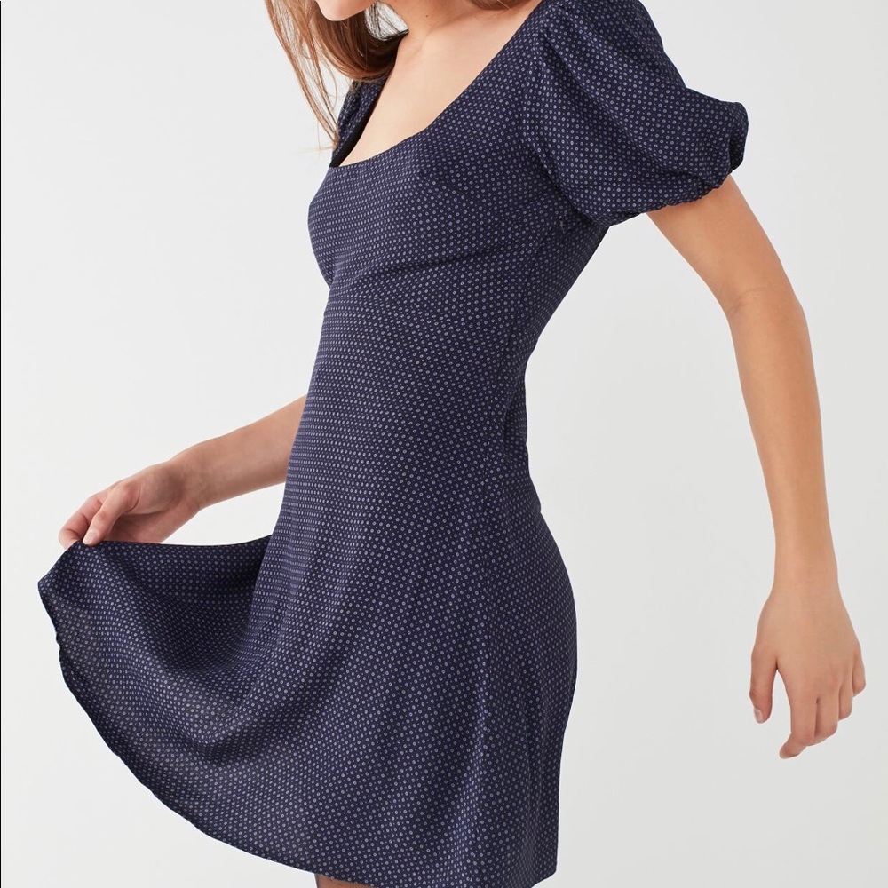 Soft perennial day dress